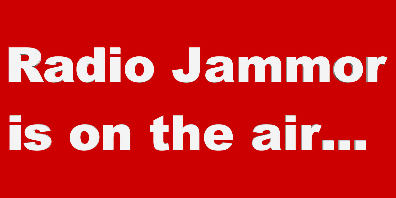 Radio Jammor is on the air logo