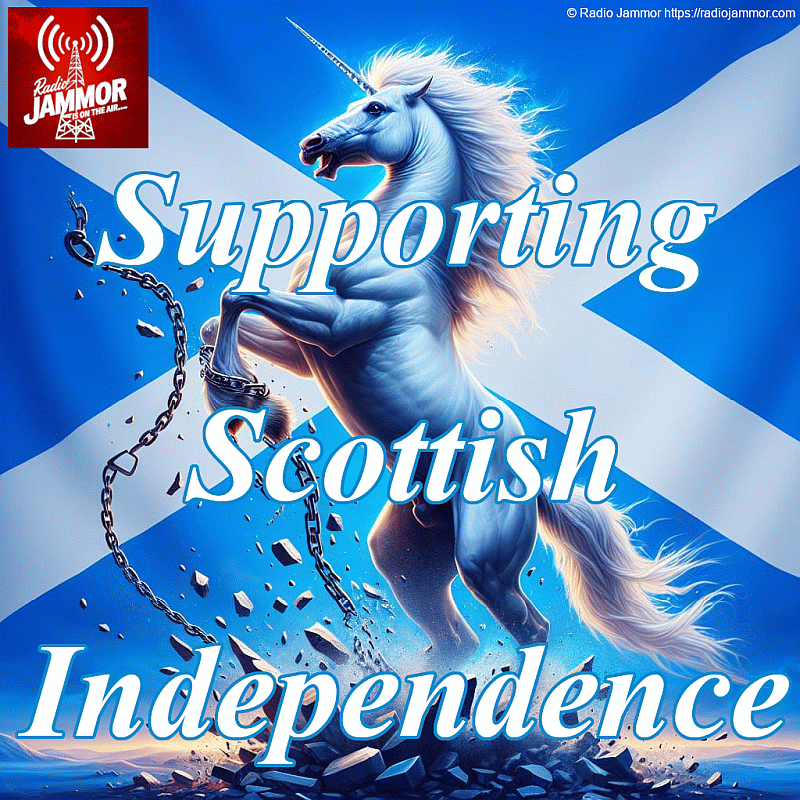 Radio Jammor Supports Scottish Indy Unicorn