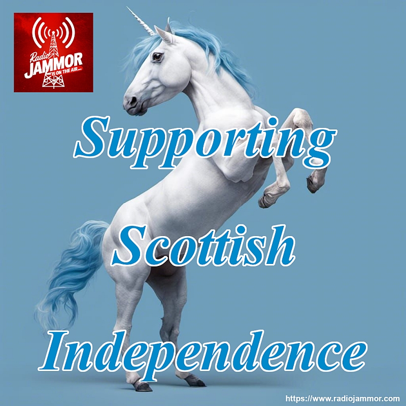 Radio Jammor Supports Scottish Indy Unicorn